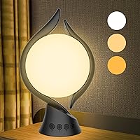 Voraiya® Light Therapy Lamp 10000 Lux, UV-Free Therapy Light with 5 Brightness & 3 Color Temperature, 4 Timer & Memory Function, Full Spectrum, Bright Seasonal Sun Light Lamp for Bedroom, Office