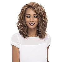 Vivica A Fox Hair Collection Finn - Natural Baby Lace Front Wig, New Futura Hair In Color, 99J, 4.7 Ounce