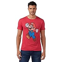 Nintendo Men's Super Mario Jump Pose T-Shirt