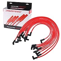 JDMSPEED New 10.5mm Spark Plug Wire Set Replacement for HEI SBC BBC 350 383 454 Electronic