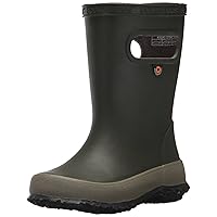 BOGS Unisex-Child Skipper Waterproof Rubber Boys and Girls Rain Boot