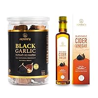 black garlic 250g & Homtiem black garlic cider vinegar 350ml