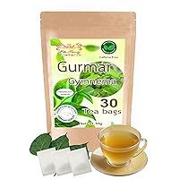Gurmar Gymnema Sylvestre Tea 30 Count Dried Loose Leaf Natural Original flavor