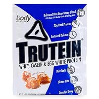 Body Nutrition, Trutein Protein Powder, Breakfast Shake, Meal Replacement, and Pre and Post Workout Recovery Drink Mix, 25 Grams of Protein, Salted Caramel, 34 Gram Sample