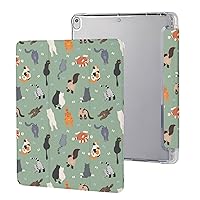 Coloring Cats Butts Protective Case with Soft Silicone Back Smart Stand Case Cover with Pencil Holder Compatible with IPAD Pro (10.5in) /IPAD Air3(10.5in)