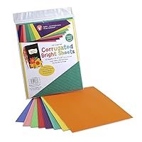 Hygloss Corrugated Cardboard Sheets, 8-Pack, 8 Pieces