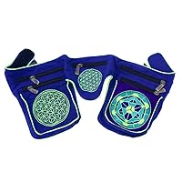 Hyperspace Object Psy Beltbag Flower of Life UV Active 5 Pockets
