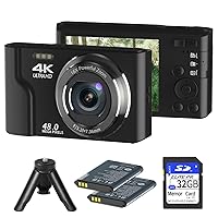 VJIANGER 4K 48MP Ditial Camera for Photography 2.8