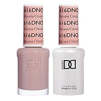DAISY DND duo - gel polish and nail polish, shades of beige