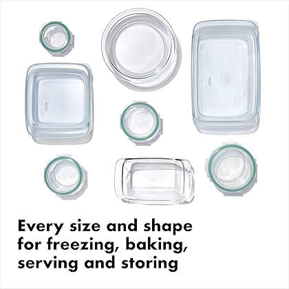 OXO Good Grips 14-Piece Glass Bake, Serve & Store Set