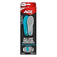 ACE Insoles All Day, Shaped by Superfeet, Long Lasting Support, One Pair, Small