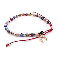 Lucky Bracelet Charms for Women Evil Eye Dainty Beads