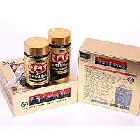 HongSamJeong, Korean 6years Root Red Ginseng Gold Extract, Saponin, Panax, 8.5 Ounce (Pack of 2)