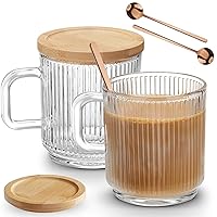 Glass Coffee Mugs Set of 6, Aoeoe 15 oz Large Coffee Mug, Wide Mouth Glass  Mugs, Mocha Hot Beverage …See more Glass Coffee Mugs Set of 6, Aoeoe 15 oz