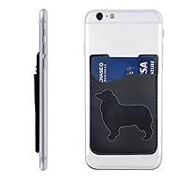 Golden Retrieve Leather Mobile Phone Wallet Cute Card Holder Credit Card Holder Id Protective Cover Mobile Phone Back Pocket
