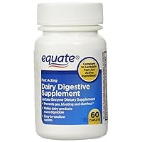 Equate Quick Action Dairy Digestive Supplement, 60ct