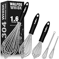 Stainless Steel Whisk Set with 7