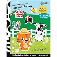 Baby Einstein - On the Farm! Reusable Sticker Book - 100+ Reusable Stickers! - PI Kids Baby Einstein - On the Farm! Reusable Sticker Book - 100+ Reusable Stickers! - PI Kids Paperback