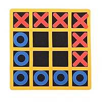 Premium Tic Tac Toe Board Game,Board Game Table Toy Player Room Decor Tables Family XOXO Decorative Pieces Adult Rustic Kids Play Travel Backyard Discovery