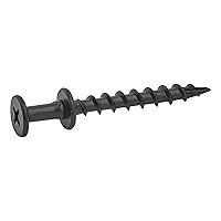 National Hardware N260-129 Bearclaw Hangers with Anchors Double Headed Screws for Multi Purpose Wall Hanging Projects Up to 30 LBS in Drywall, Black Oxide