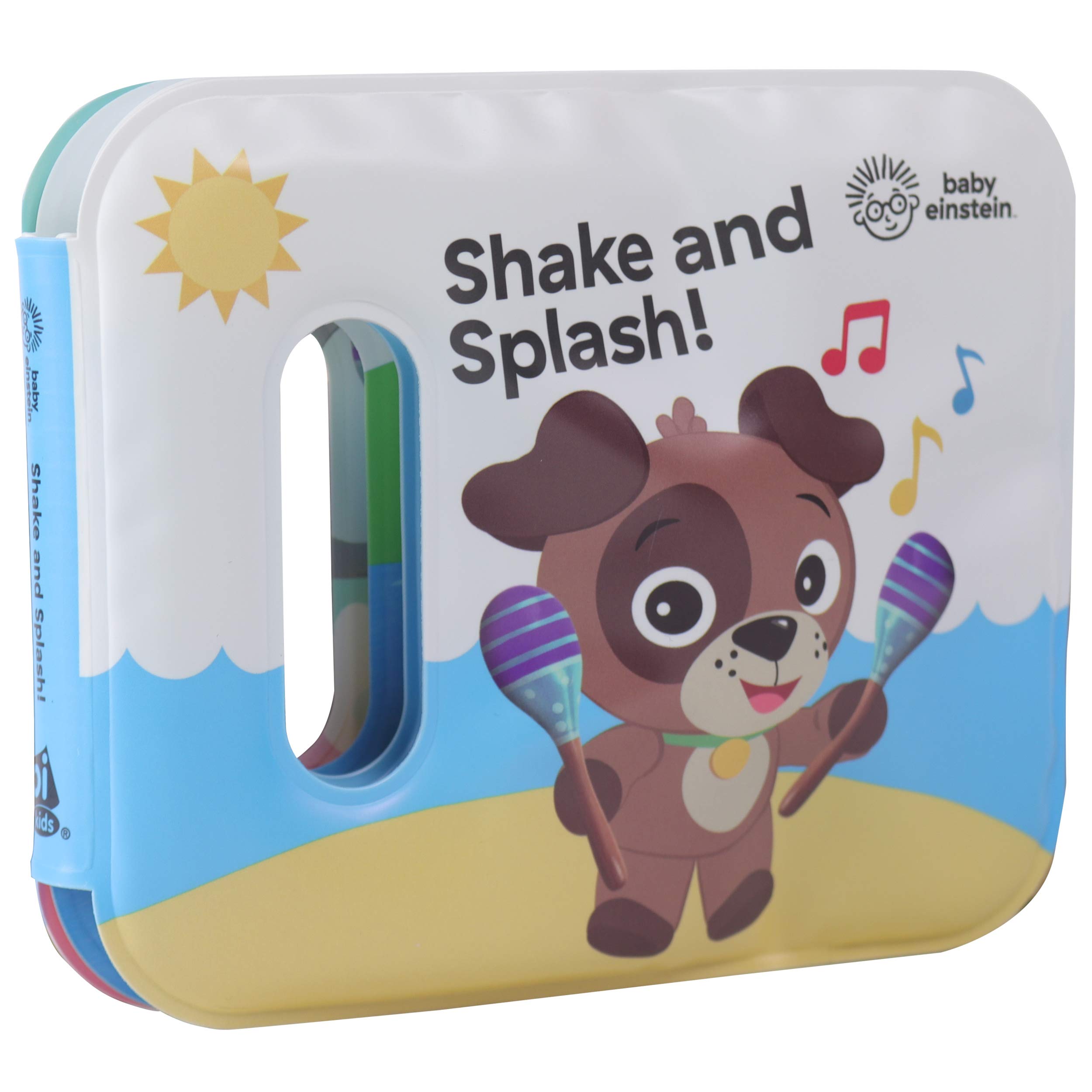 Baby Einstein - Shake and Splash! Waterproof Rattle Bath Book / Bath Toy - PI Kids