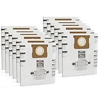 12 Pack VF2005 Type F/I/J Replacement 90662 90672 CMXZVBE38768 Vacuum Dust Filter Bags Compatible with Shop Vac CRAFTSMAN 10-14 Gallon Wet Dry Vacuum