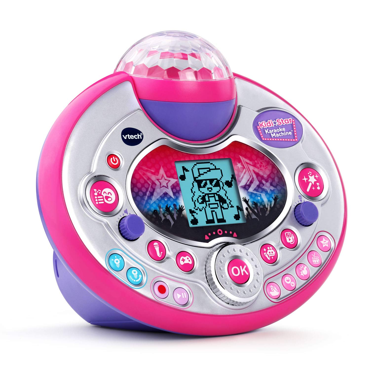 VTech Kidi Star Karaoke Machine, Pink/Purple