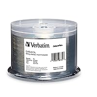 Verbatim DVD+R DL 8.5GB 8X DataLifePlus Shiny Silver Silk Screen Printable - 50pk Spindle