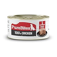 PureBites Chicken Pates for Dogs, only 1 Ingredient, case of 12
