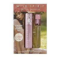 Wild Spirit Spring Jasmine Eau De Parfum Atomizer | Floral, Fresh Cruelty-Free Perfume for Women, 9.7mL