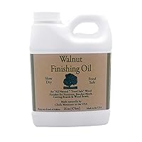 16oz Walnut Oil Food Safe Finisher. Great for Wooden Utensils & Bowls. Preserve and Beautifies Unfinished Wood. 1 Pack