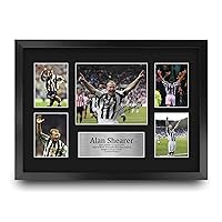 HWC Trading Alan Shearer Newcastle United 16 x 12 inch (A3) Printed Gifts Signed Autograph Picture for Football Fans and Supporters - 16