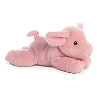 Aurora® Adorable Mini Flopsie™ Pickles Piglet™ Stuffed Animal - Playful Ease - Timeless Companions - Pink 8 Inches