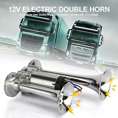 Air Train Horn Kit for Truck Car Super Loud 600DB 12V Electric Trains Horns  US 