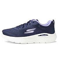 Skechers Women's GO Run LITE-Quick Stride Sneaker, Navy/Lavender, 9