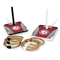 Wild Sports Solid Wood College Quoits Set with Direct Print HD Team Graphics – Tailgate Ring Toss Game – Great Gift for Any NCAA Fan! Ring Toss Family Outdoor Games for The Beach