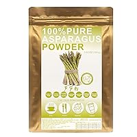 Plant Gift 100% Pure Asparagus Powder 芦笋粉 Natural Asparagus Flour, Great Flavor for Drinks, Smoothie, Yogurt, Baking, cookies, cakes and Beverages, Non-GMO Powder, No Filler, No additives 100G/3.25oz