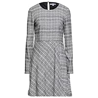 Chic Prince of Wales Check Short Women's Dress
