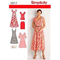Simplicity 2917 Dress and Tunic Sewing Pattern for Women by Karen Z ,Sizes 10-18