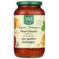 365 by Whole Foods Market, Organic 4 Cheese Pasta Sauce, 25 Ounce