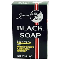 Black and White Soap, 6.1 Ounce