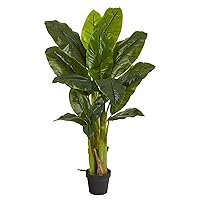 Nearly Natural 4ft. Triple Stalk Banana Tree (Real Touch)