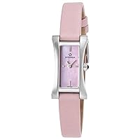 Eterna 2610-41-81-1124 Women's Sahida Pink Satin Strap And Pink Mother Of Pearl Dial Swiss Quartz Watch