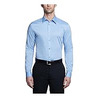 Calvin Klein Men's Dress Shirt Slim Fit Non Iron Solid