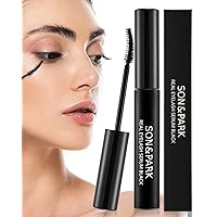 SON&PARK Mascara Effect Eyelash & Brow Growth Serum for Eyelash Growth and Thickness, Add Collagen Biotin Lash Boost for Lash and Brow (Large capacity 0.52 oz) (Black)