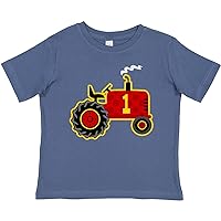 inktastic Red Tractor 1st Birthday Baby T-Shirt