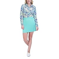Stella Parker Women's Relaxed 1/4 Zip Pullover Long Sleeve UPF Sun Protection Top
