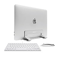 Macally Mini Wired Keyboard & Mouse Combo and an Adjustable Vertical Laptop Stand, Apple Accessories That'll Elevate Your Workspace