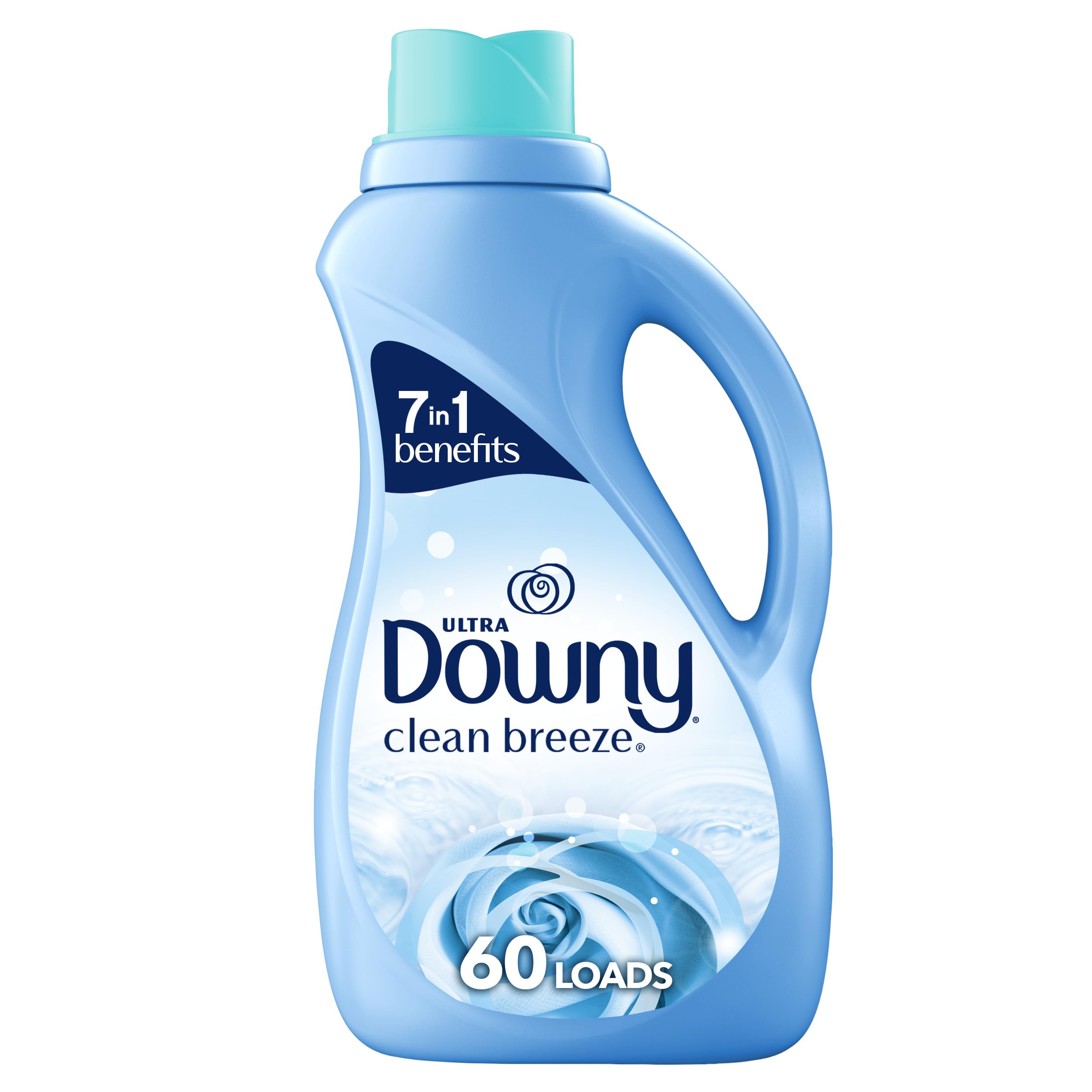 Downy Ultra Laundry Liquid Fabric Softener (Fabric Conditioner), Clean Breeze, 44 fl oz, 60 Loads