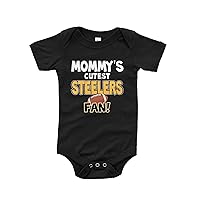 Baby's Mommy's Cutest Steelers Fan Bodysuit, Baby Steelers Fan